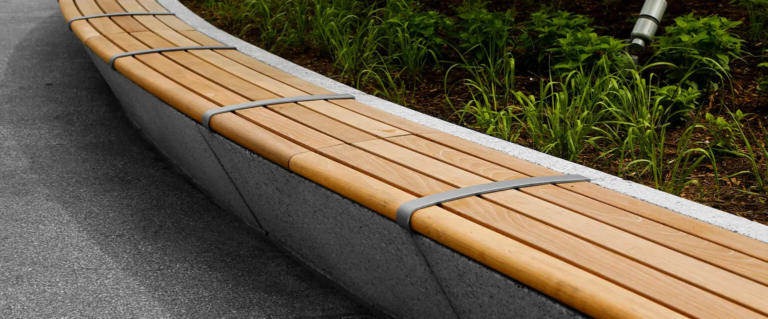 Custom Curved Wood Bench Toppers