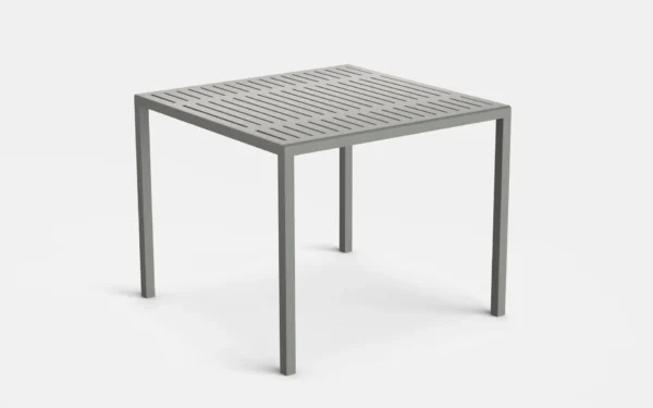 San Antonio Dining Table powder-coated steel square outdoor table