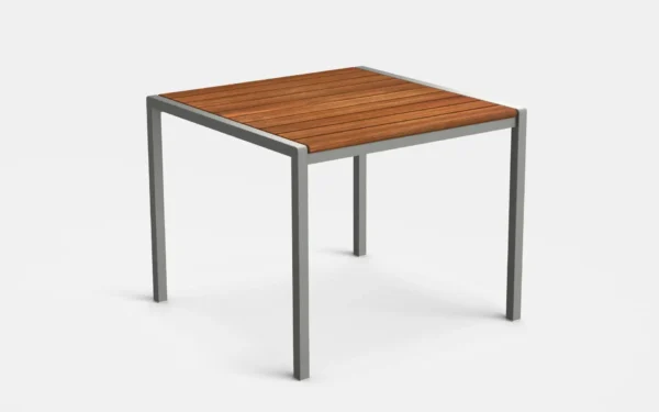 San Antonio Wood Dining Table square wood top outdoor table