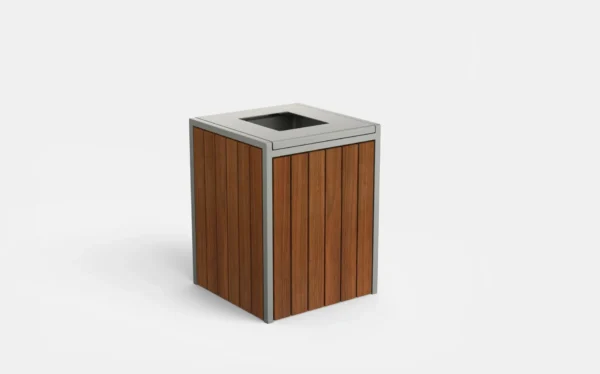 San Antonio Wood Receptacle