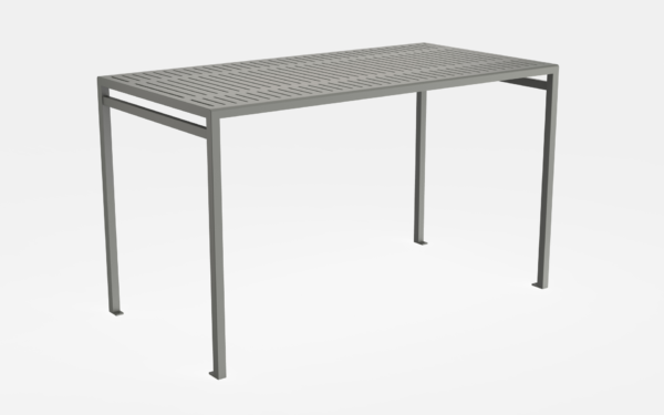 San Antonio Bar Height Picnic Table powder-coated steel outdoor bar table