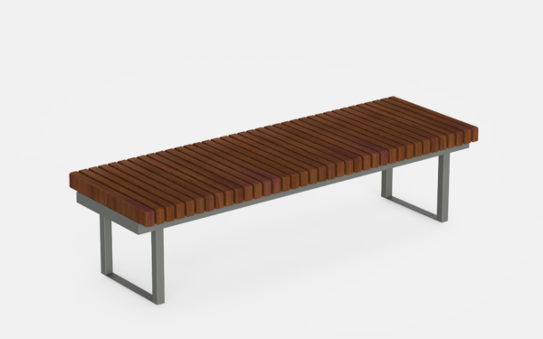 Aurora Straight Bench [stringer]