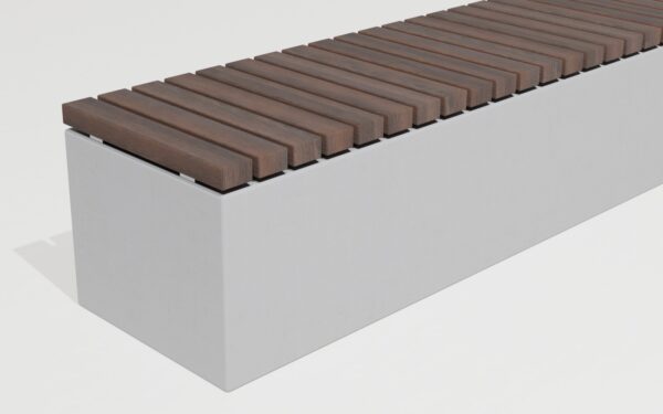 Seatwall Bench [piano key]