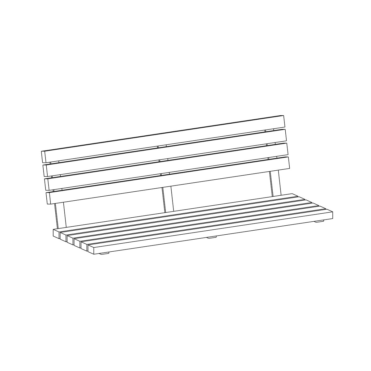 SWB (Seatwall Bench)