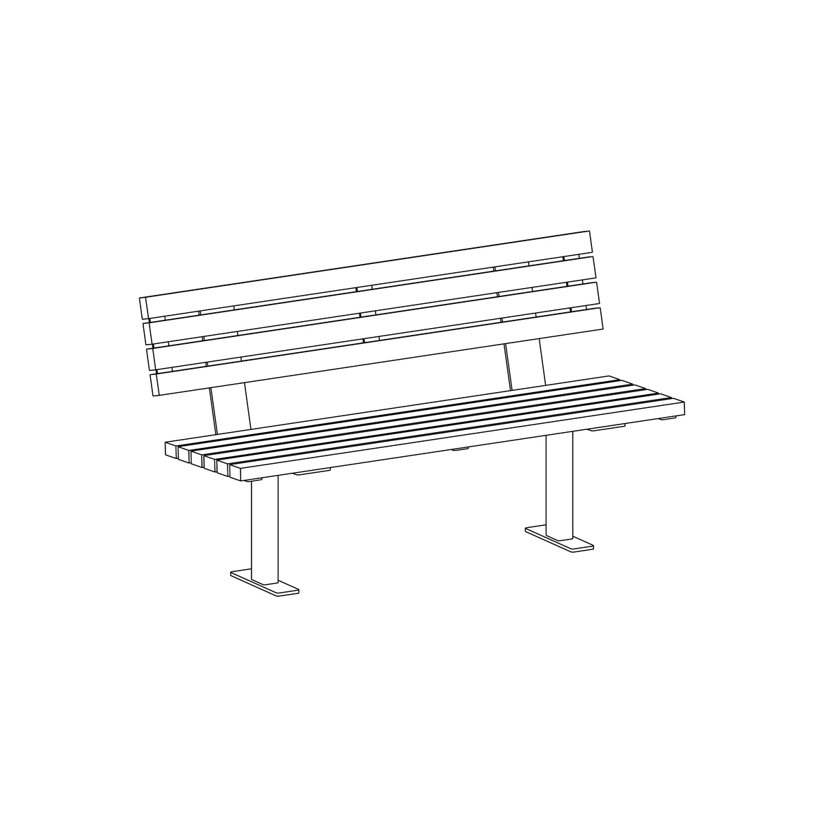 GMB (Ground-Mounted Bench)