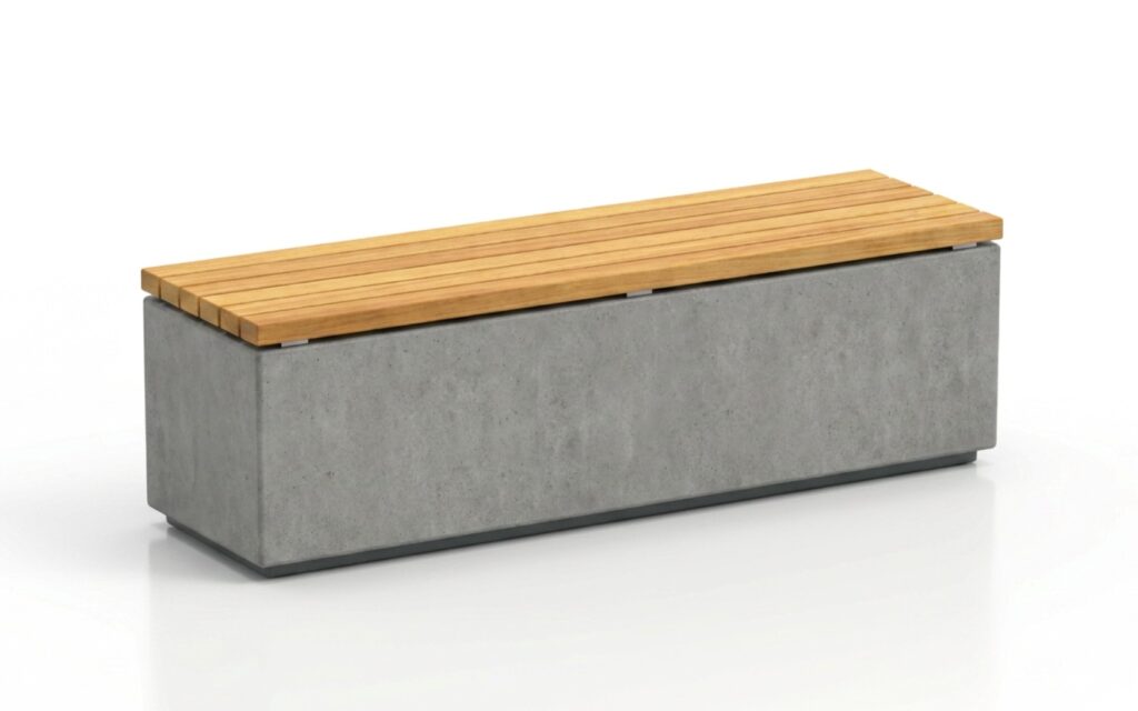 BraunMark Backless Seatwall Bench